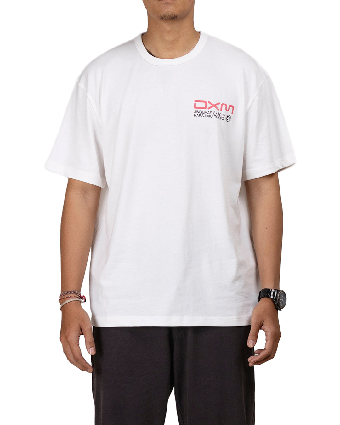 メンズ io着用VALLAD CASH DISPENSER TEE WHITE