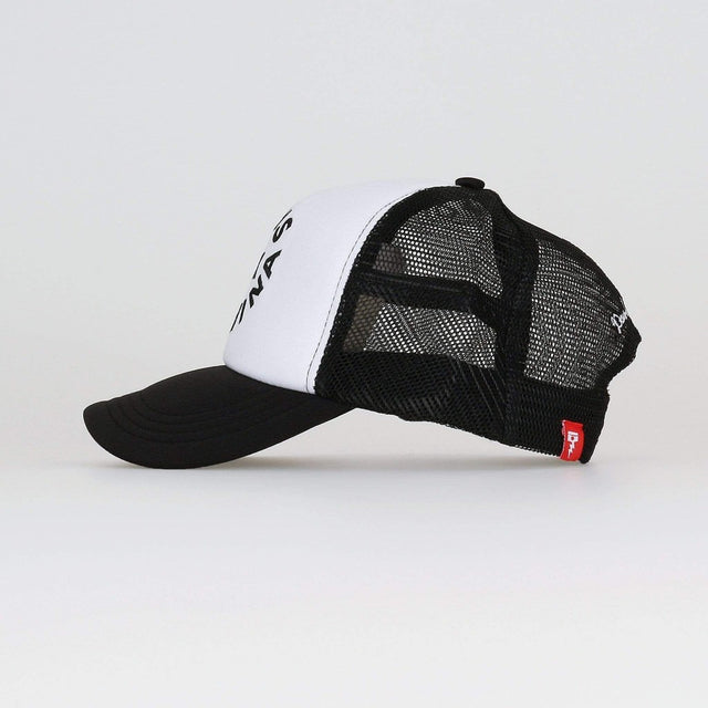 CIRCLE LOGO TRUCKER BLACK WHITE – (ID) Deus Ex Machina
