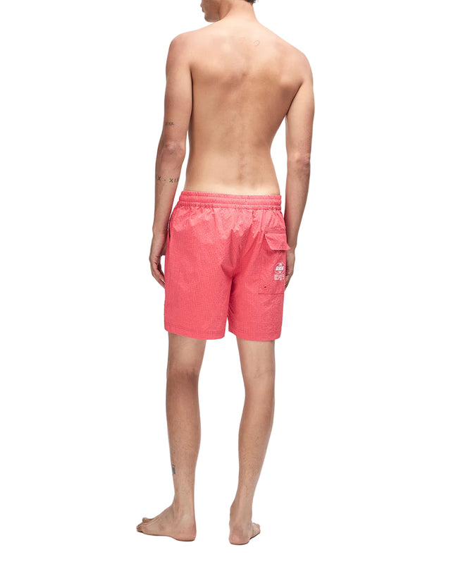 SERVICE SWIM SHORT 4 - MELON RED