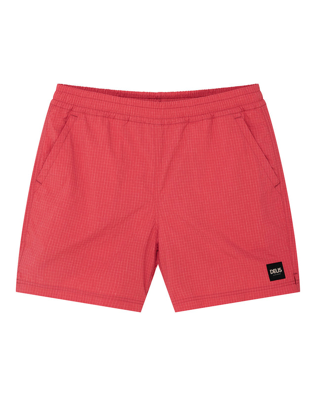 SERVICE SWIM SHORT 4 - MELON RED