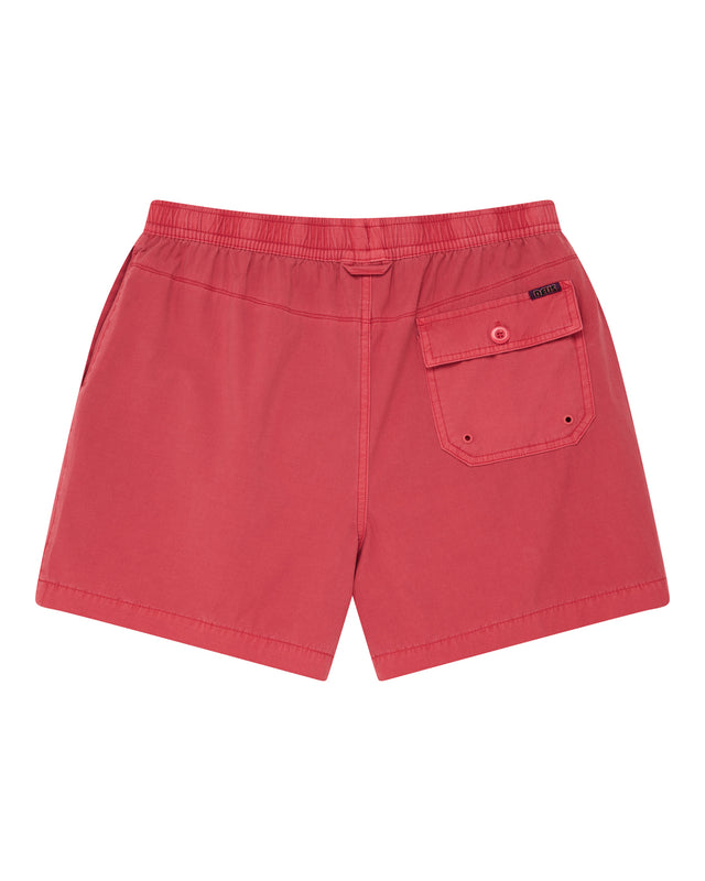 SANDBAR GARMENT DYED SHORT - MELON RED