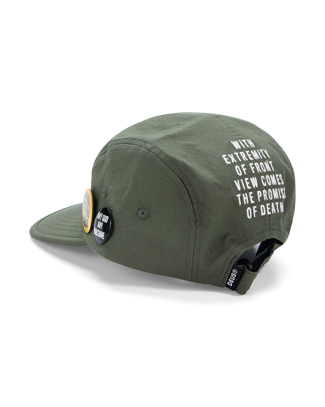 POWER 5 PANEL CAP - PINE GREEN