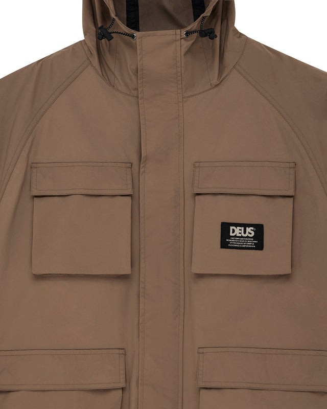 DAWNY WATERPROOF ANORAK - CAMEL BROWN