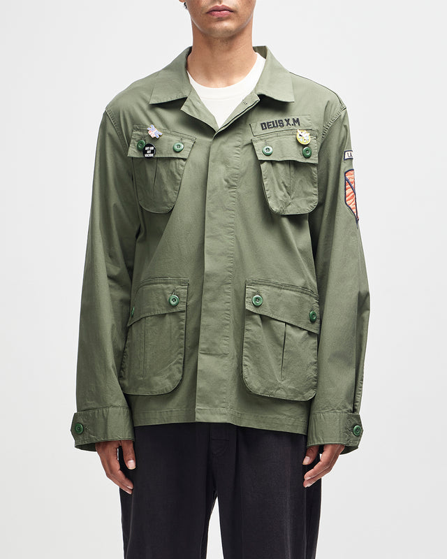 POWER OVERSHIRT - PINE GREEN