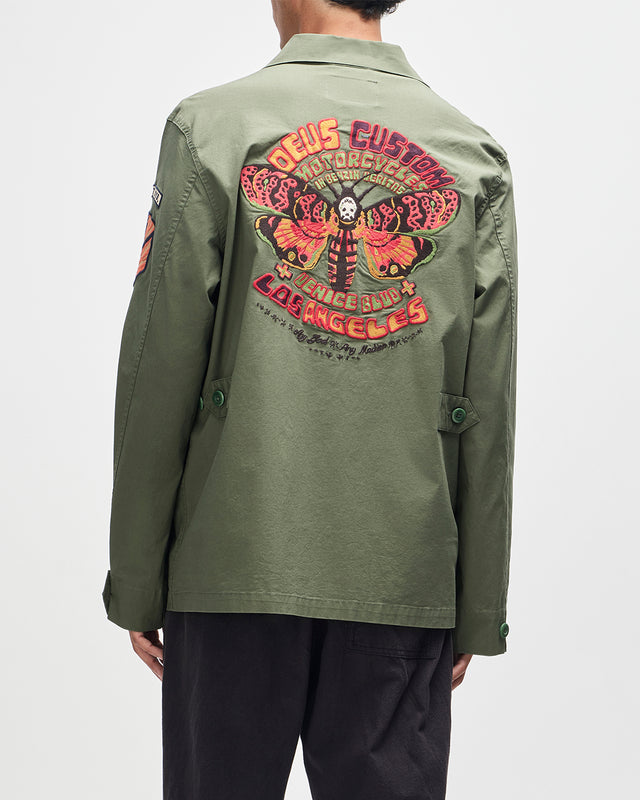 POWER OVERSHIRT - PINE GREEN