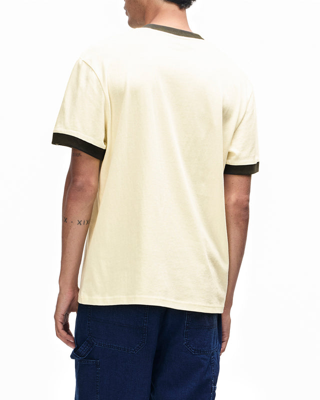 ARROWS RINGER TEE - PRISTINE WHITE