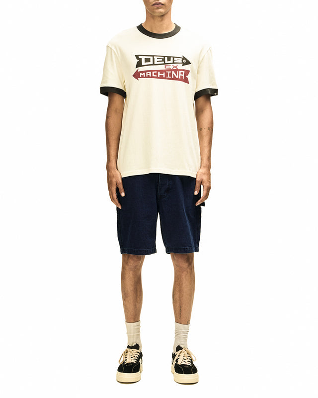 ARROWS RINGER TEE - PRISTINE WHITE