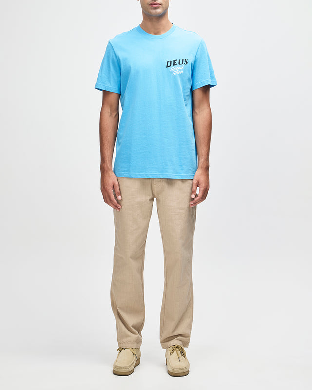 DOGLEG TEE - BONNIE BLUE
