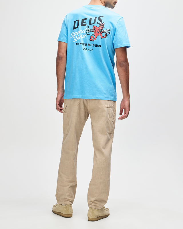 DOGLEG TEE - BONNIE BLUE