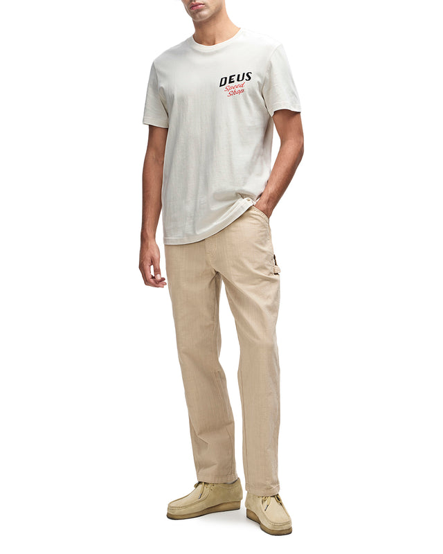 DOGLEG TEE - DIRTY WHITE