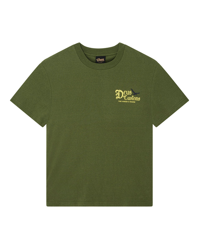 BEEP BEEP TEE - PINE GREEN