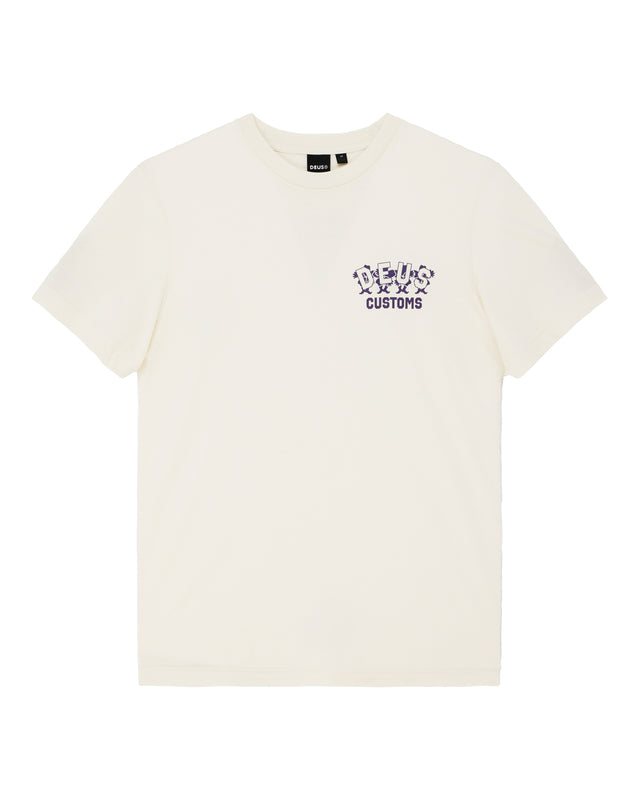 FANCY PANSY TEE - VINTAGE WHITE