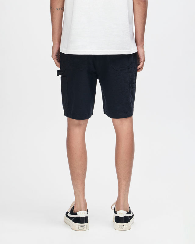 BIG FELLA CHAMBRAY SHORT - BLACK