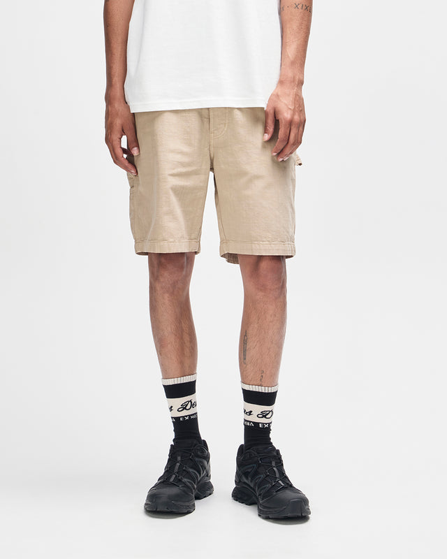 BIG FELLA CHAMBRAY SHORT - SAFARI