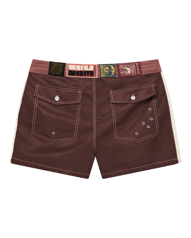 SHORT SHORT BOARDSHORT - RUBY RED