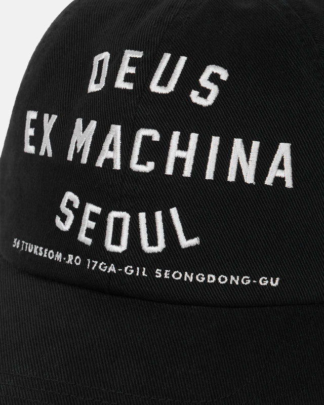 COLLEGE ADDRESS CAP - BLACK
