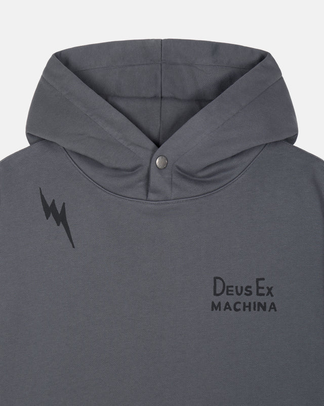 DOODLE DYED HOODIE - CHARCOAL