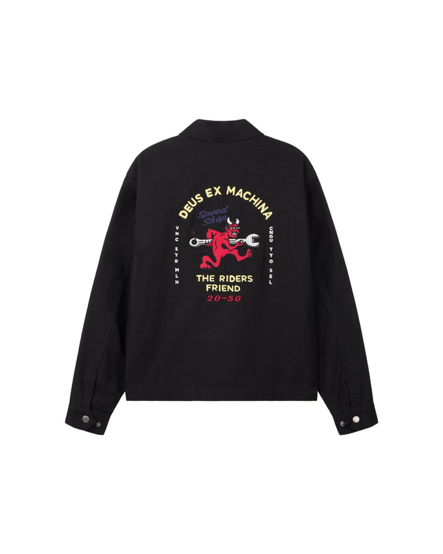 DOGLEG JACKET - BLACK