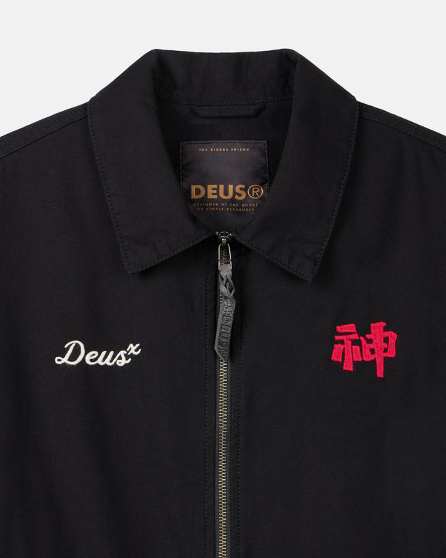 DOGLEG JACKET - BLACK