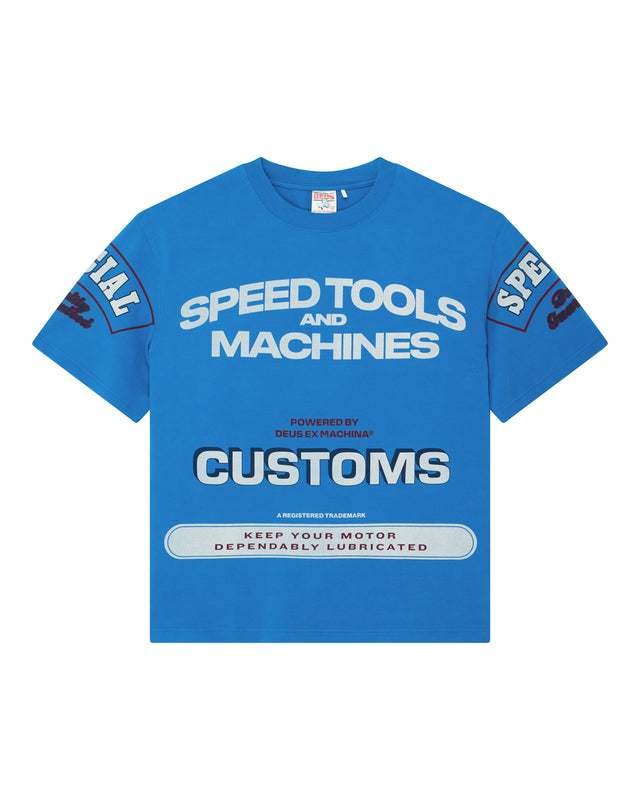 FLOHMARKT OVERSIZED TEE - DAPHNE BLUE