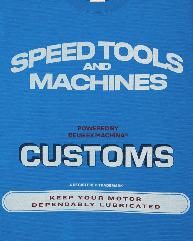 FLOHMARKT OVERSIZED TEE - DAPHNE BLUE