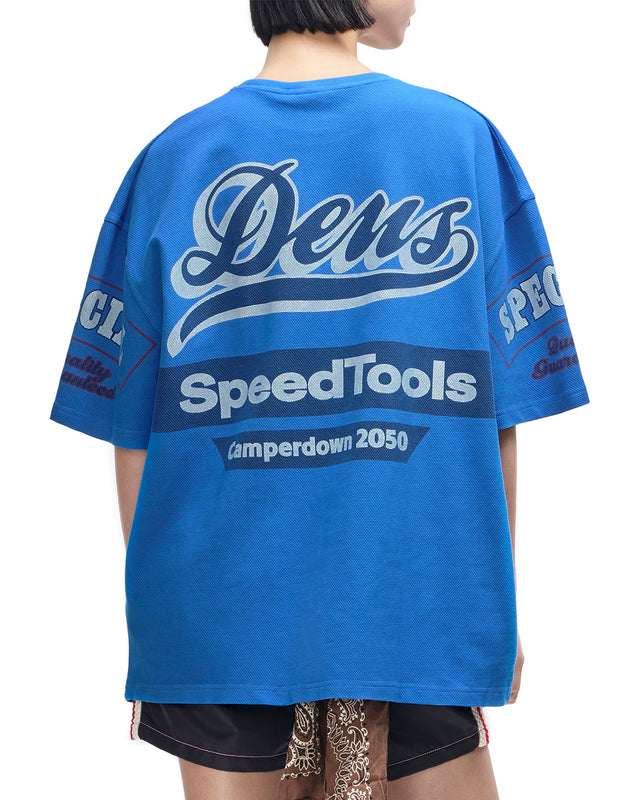 FLOHMARKT OVERSIZED TEE - DAPHNE BLUE