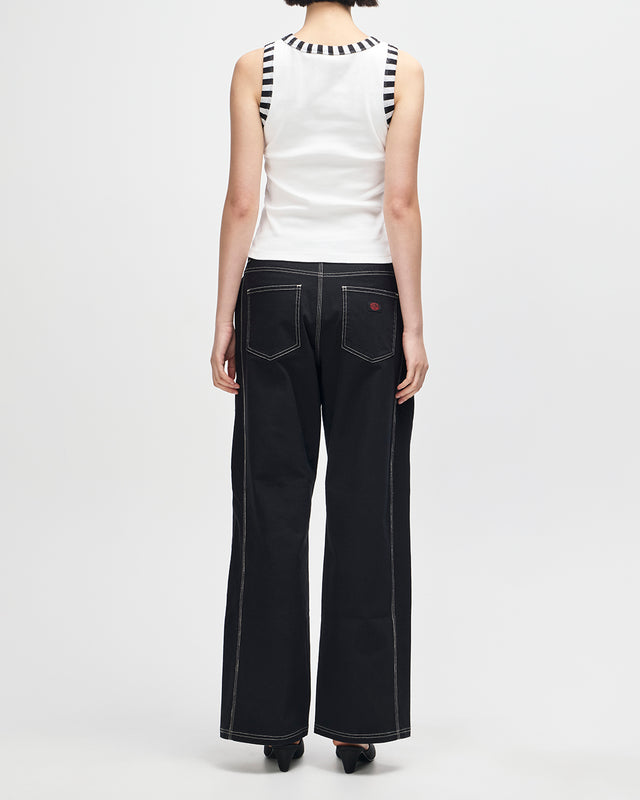 RALLY SHIELD TANK - ANTIQUE WHITE