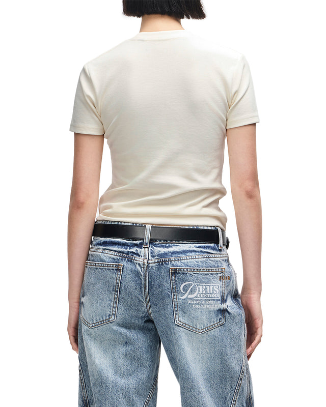 HELENE TEE - DIRTY WHITE