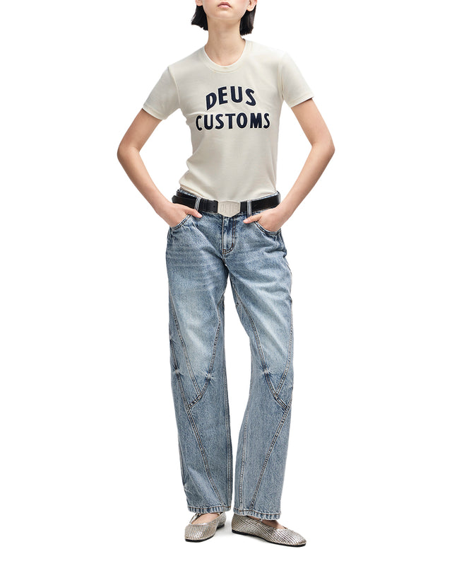 HELENE TEE - DIRTY WHITE