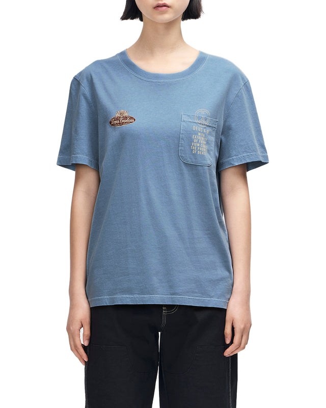 A110 TEE - WINDWARD BLUE