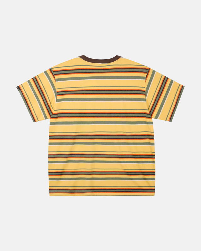 FORECOURT STRIPE TEE - YELLOW