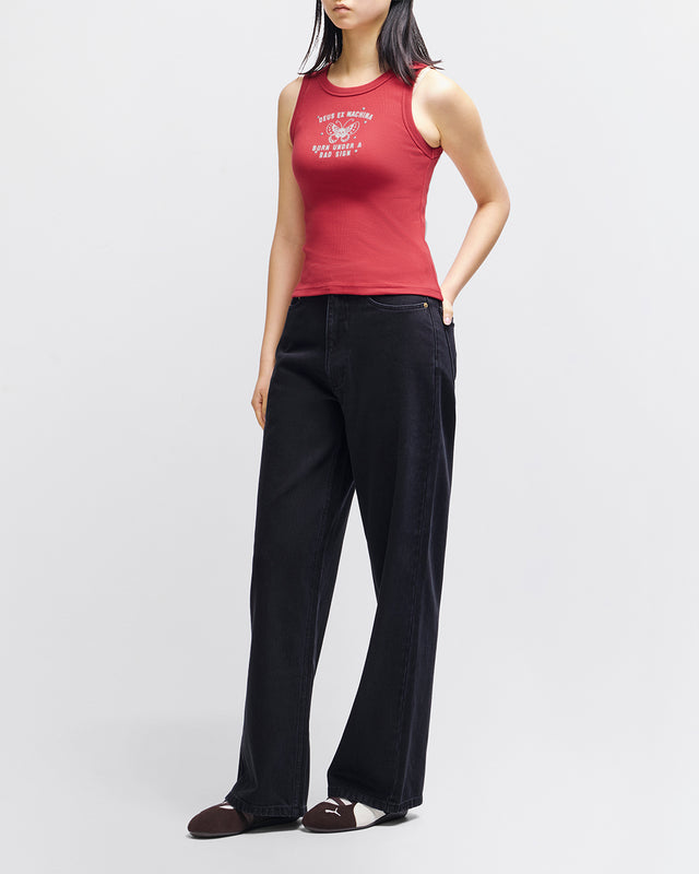 BAD SIGN TANK - CHERRY RED