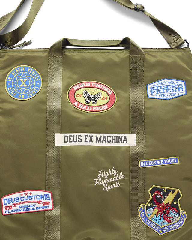 FLIGHT HELMET TOTE - OLIVE GREEN