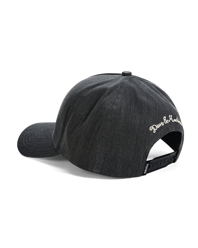 PILL DEBOSS CAP - BLACK