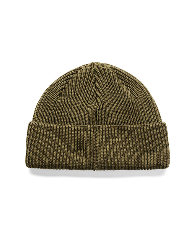 PILL MERINO BEANIE 2 - OLIVE GREEN