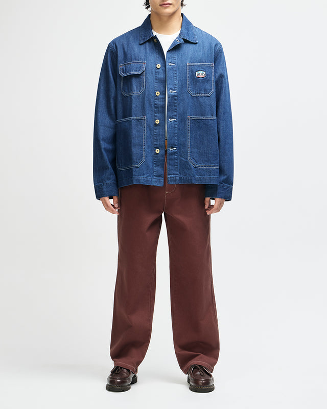 DENIM CHORE JACKET - VINTAGE BLUE