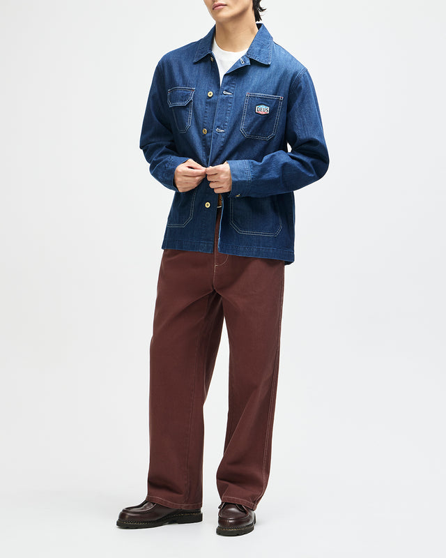 DENIM CHORE JACKET - VINTAGE BLUE