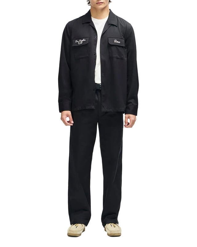 FORBIDDEN FRUIT BOWLING SHIRT - BLACK