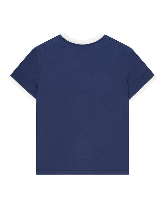 MARSDEN RINGER TEE - MECHANIC BLUE