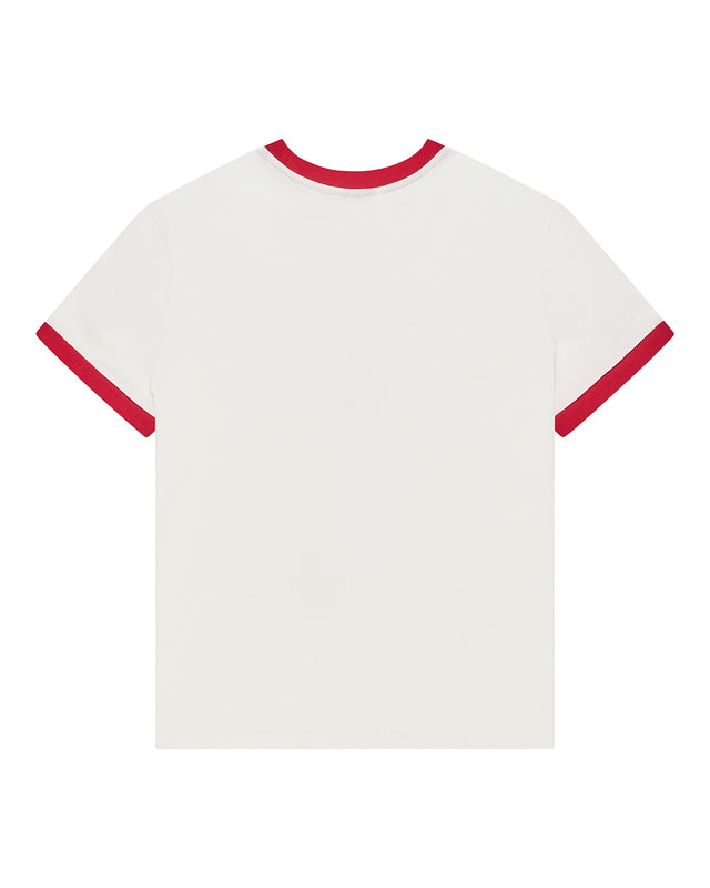 MARSDEN RINGER TEE - VINTAGE WHITE