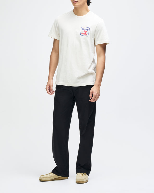 MUDFLAP TEE - VINTAGE WHITE