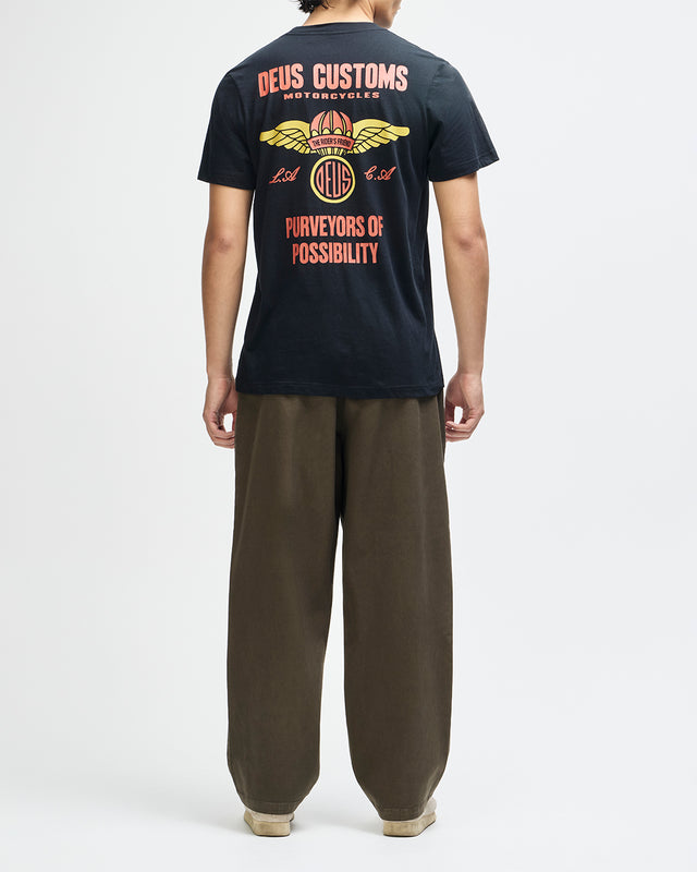 CUTAWAY TEE - BLACK