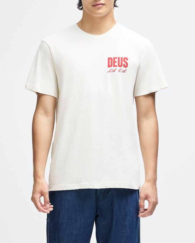 CUTAWAY TEE - VINTAGE WHITE