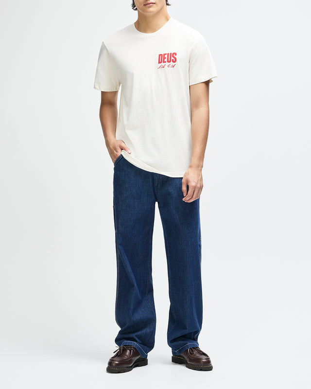 CUTAWAY TEE - VINTAGE WHITE