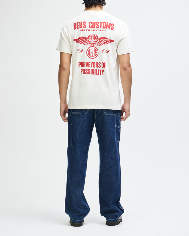 CUTAWAY TEE - VINTAGE WHITE