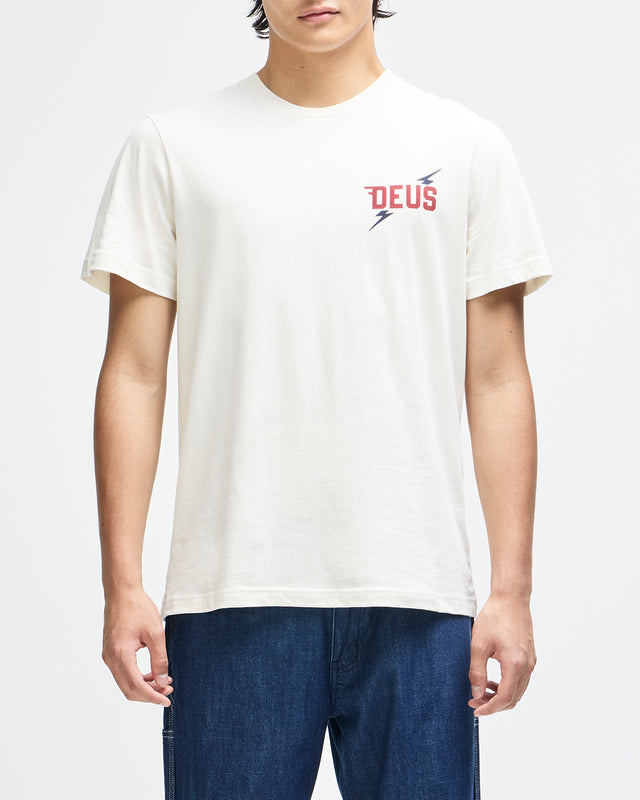 GLOBAL SPARK TEE - VINTAGE WHITE