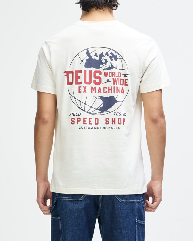 GLOBAL SPARK TEE - VINTAGE WHITE