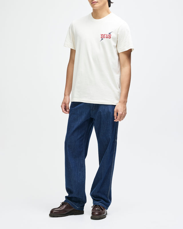 GLOBAL SPARK TEE - VINTAGE WHITE