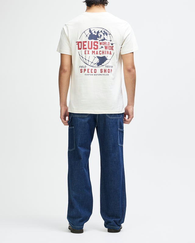 GLOBAL SPARK TEE - VINTAGE WHITE