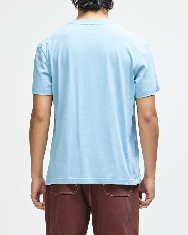REFUGE TEE - GLACIER BLUE